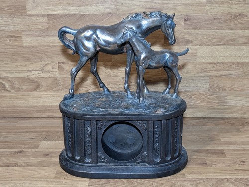 Vintage spelter metal horse - vintage, spelter/metal