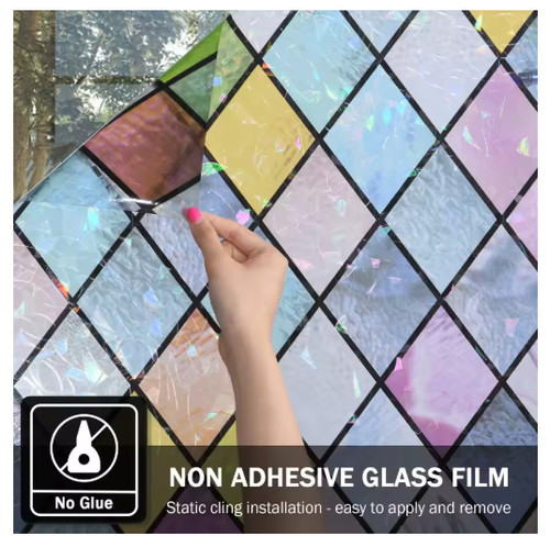 Static cling window film - static,