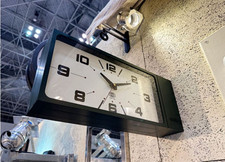 Brand new Dulton Double Face Clock Rectangle Black H21-0362BK