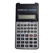 VINTAGE Casio FX-82LB Fraction Scientific Calculator Missing Cover Fully Working