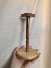 Vintage Wood Hat or Wig Stand