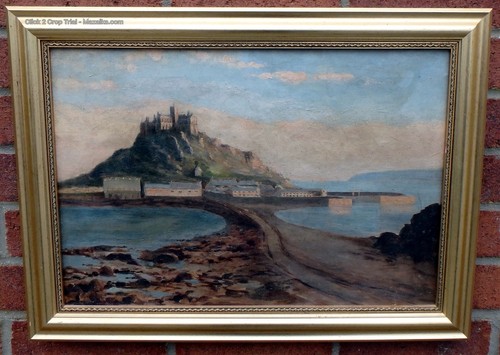 Antique oil painting - , st