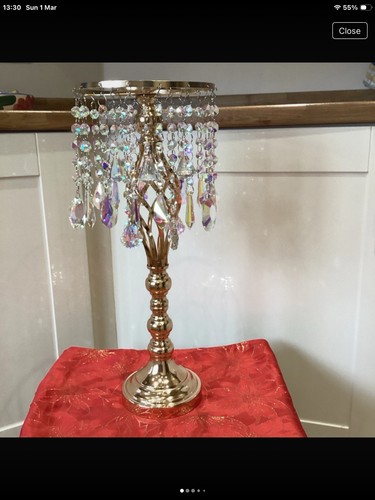 Table centre piece crystals - centre,