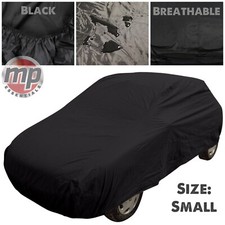 Black Breathable Full Car Cover for a Smart Car - Indoors & Outdoors