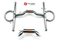 Full Cheek Snaffle with Copper Roller Horse Bit Western Degree Port UK STOCK