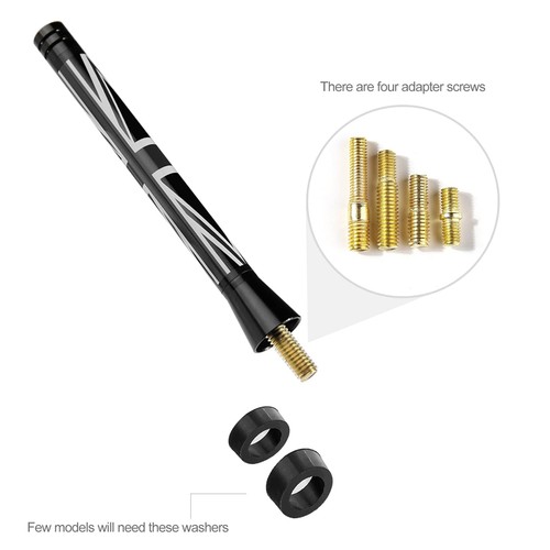 Black car aerial antenna - black,