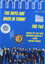 25/26 Yarm & EaglecliffeV  A F C Newbiggin   Ebac NL2  (First Ever Away  Game)