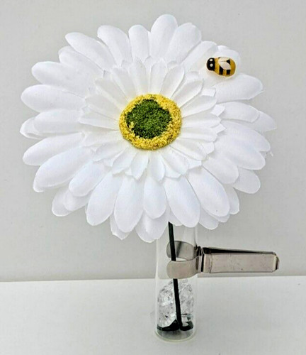 Clip vent vase white - vase,