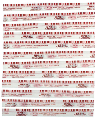 Plastigauge red 002 - plastigauge, .002"