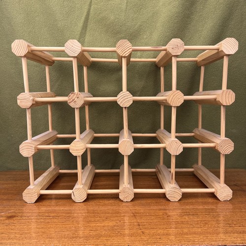 Vintage wooden wine rack - wine,