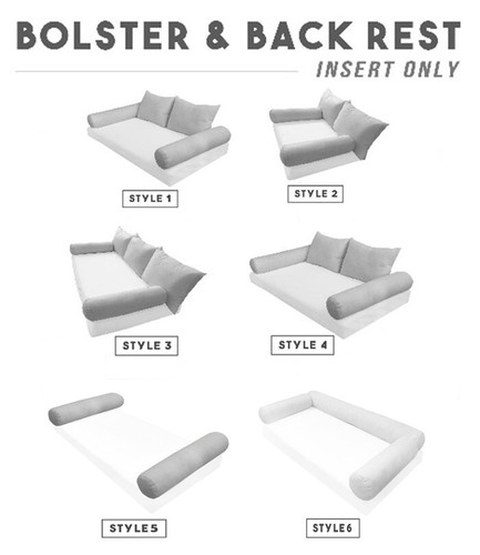 Pillow bolster cushion - bolster,