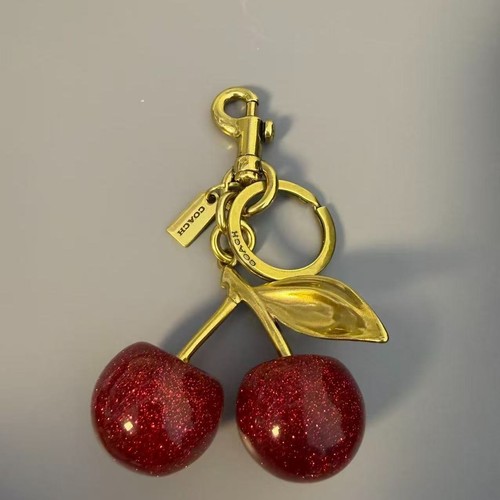 Coach red cherry bag charm - bag,