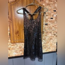 Vintage 90s DEB mesh sequin