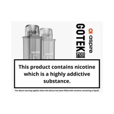 Aspire GOTEK X Pack of 2 Pods