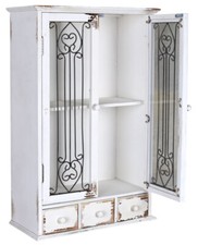Wall Cabinet Display Hanging Cabinet Shabby Chic Hanging Cupboard Wall Cabinet Antique