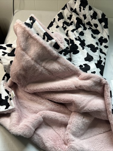 Sew sweet minky cow - sweet, rose