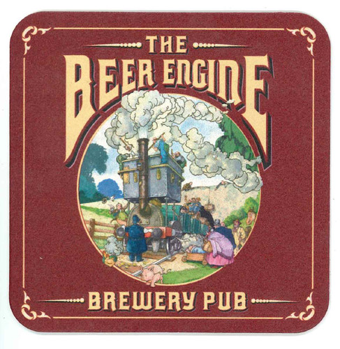 Beer engine mat - beer,