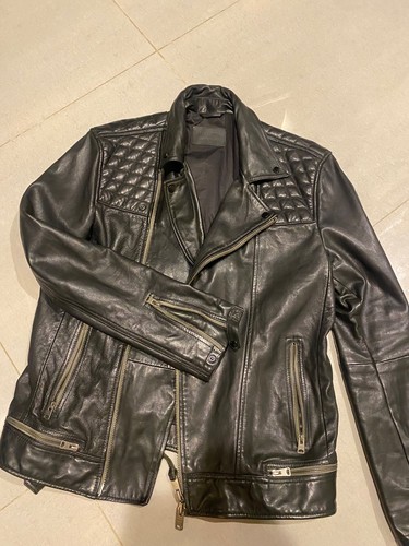Leather jacket allsaints all - jacket,