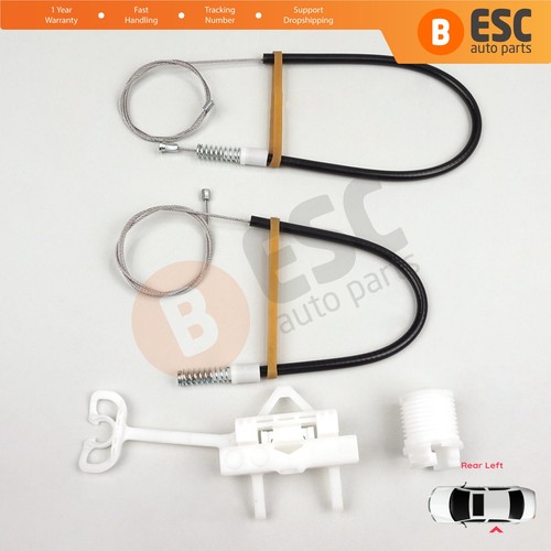 Manual window regulator rear - window,