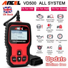ANCEL VD500 SRS EPB Oil OBD2