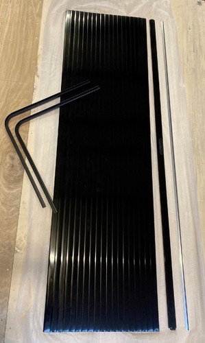 Shower room tambour door - door, black