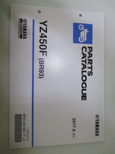 Yz450f parts list 1st - parts, edition