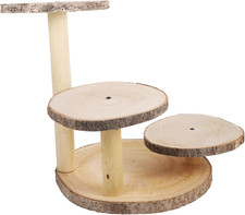 Multi-Tier Rustic Wooden Cake