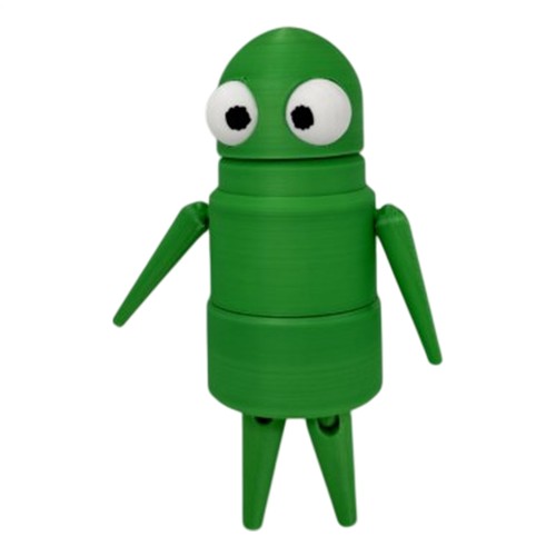 Repo printed character - 3d,