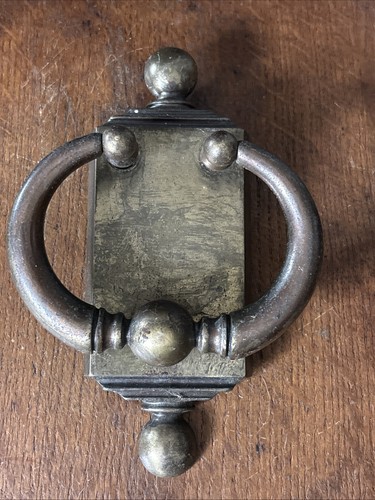 Vintage brass door knockers - door,