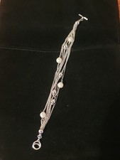 Georg Jensen Sphere Silver Bracelet with Pearls.