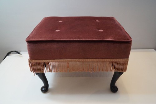 Vintage burgundy velvet - vintage,