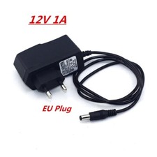 Power Supply Adapter Charger AC/DC 12V 1A for Security Camera CCTV/LED Strip EU
