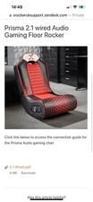 X Rocker PRISMA - 2.1 Wired Audio Gaming Floor Rocker - gaming chair