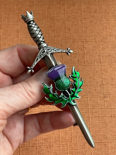 Vintage scottish thistle - scottish,
