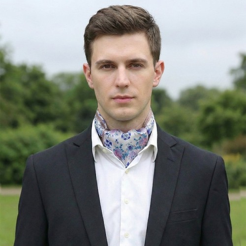 Genuine silk pastel garden - genuine,