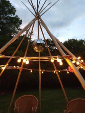 Set of Tipi Teepee Tent Poles for large (5.5m/18ft) Tipi