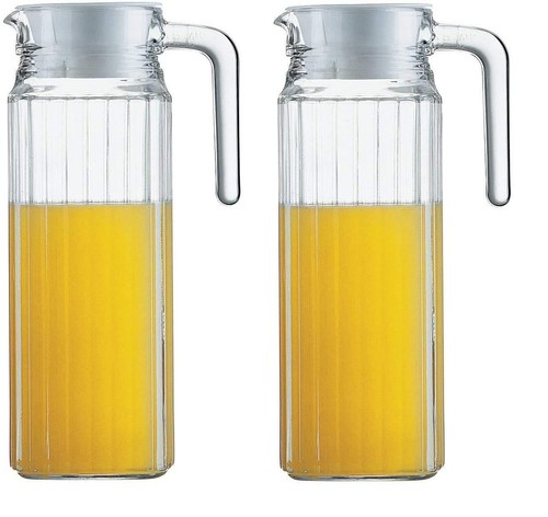 Slim glass fridge jug 2l - fridge, 1.2l