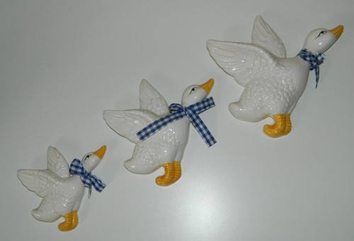 Vintage ceramic flying geese - ceramic,