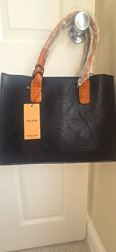 Rowallan black faux - black, leather