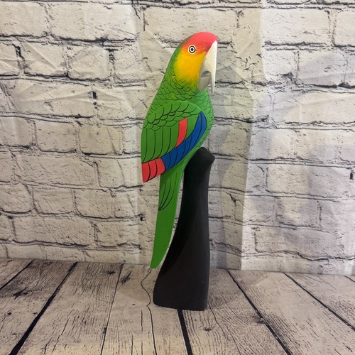 40cm bright green parrot - bright,