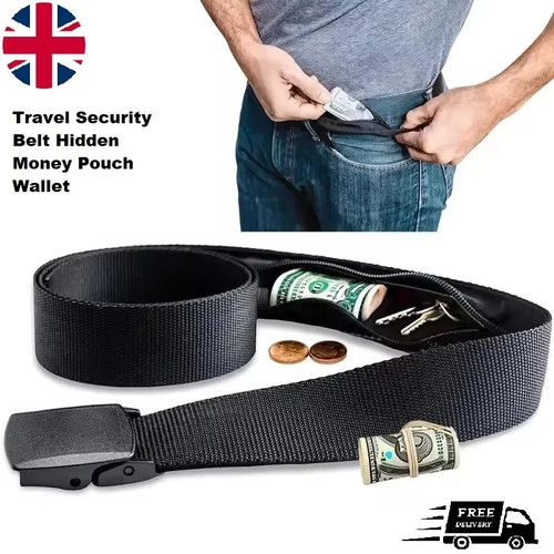 Travel security belt hidden - travel,