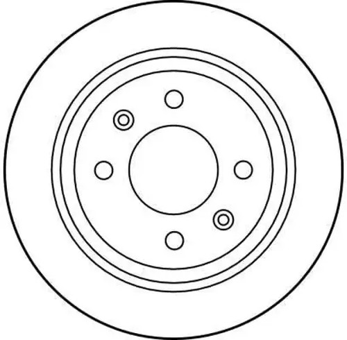 Brake disc solid df1669 - brake,