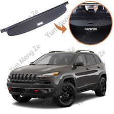 For Jeep Cherokee 2016 2017 2018 Rear Trunk Shade Retractable Shield Cargo Cover