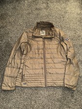 Womens Original Puffa Jacket, Size 14 / Large, Beige, Down Filled, Quilted, (7)