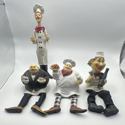 Chef figurine set - set, resin