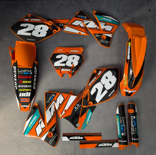 Plastics graphics ktm - plastics,