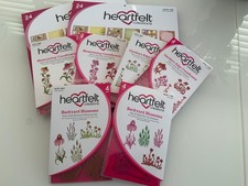 Heartfelt Creations BACKYARD BLOSSOM Collection., WITH TWO PADS Stamp & Dies NEW