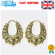 9CT GOLD GYPSY STYLE CREOLE