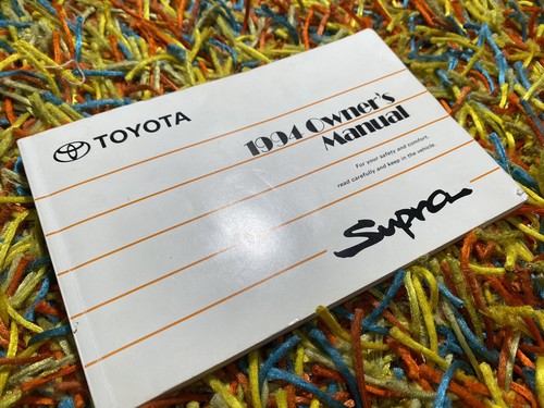 1994 toyota supra - 1994, owners