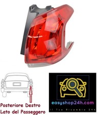 Rear light exterior right LED for Peugeot 2008 2013 2016 headlight light new 